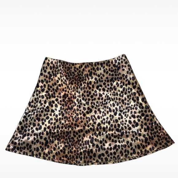 Princess Polly Leopard Print A-Line Skirt - Picture 2 of 5